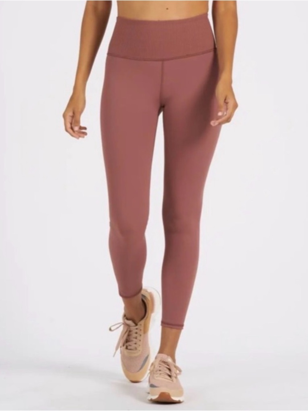 Viori Studio High-Rise Sculpting Leggings in Mauve Womens Activewear Size M